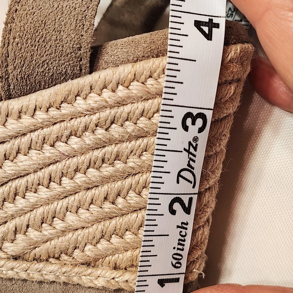 TOMS Women's Taupe Wedge Sandals